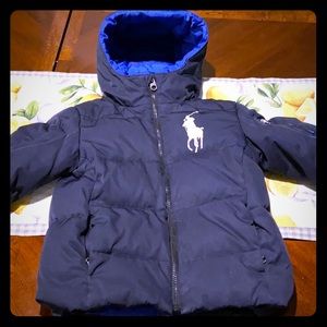 Boys Polo Down and Feather Winter Jacket